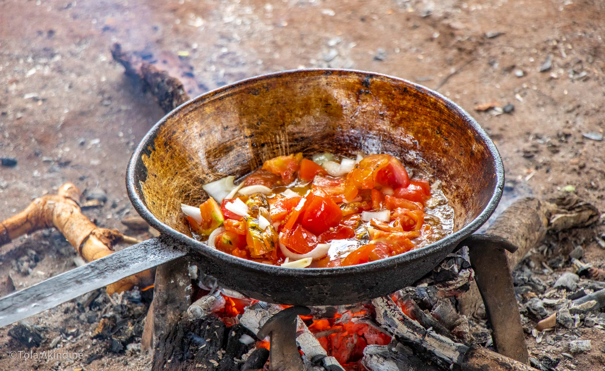 Tomato Stew being cooked